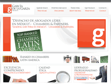 Tablet Screenshot of garciadelagarza.com